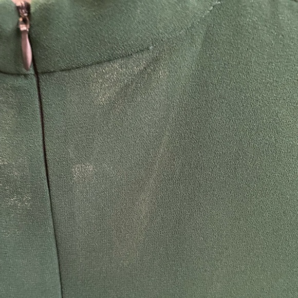 Zara Emerald Green V-Neck Shift Dress - Picture 8 of 10